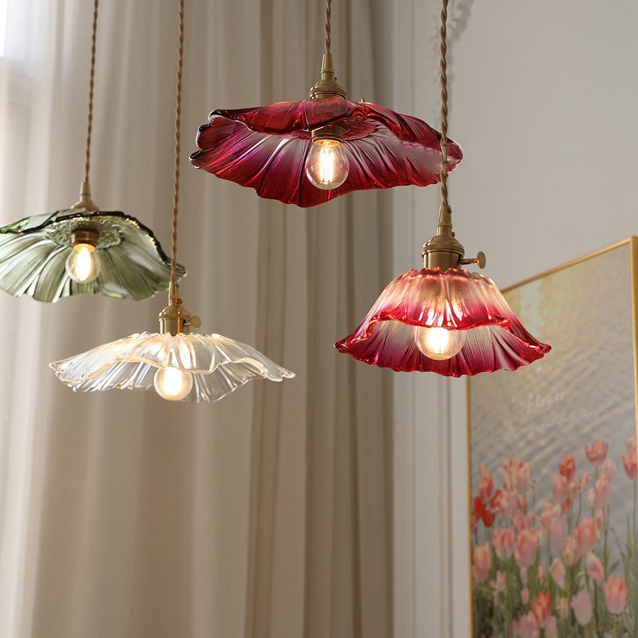 Art Deco Copper Pendant Light