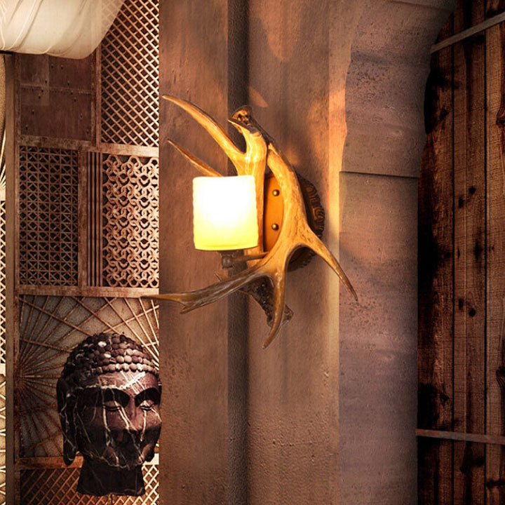 Retro Modern Glass Wall Sconce