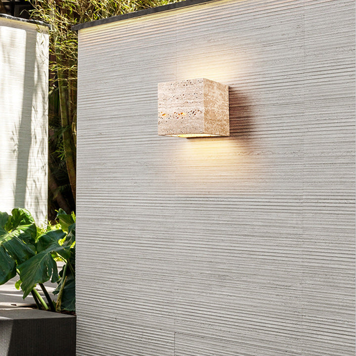 Traditional Square Waterproof LED Wall Sconce