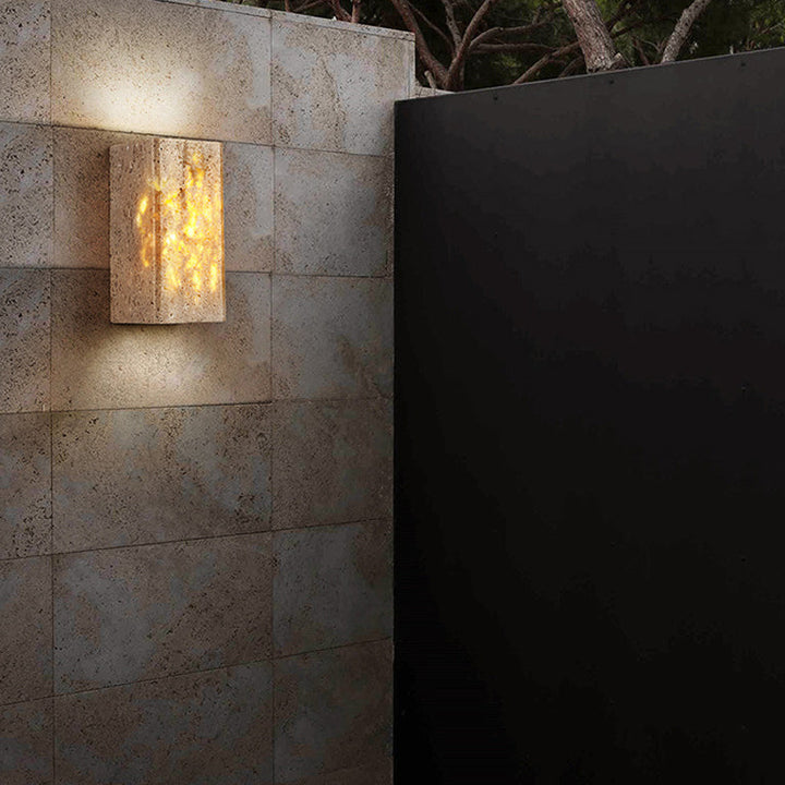 Traditional Square Waterproof LED Wall Sconce