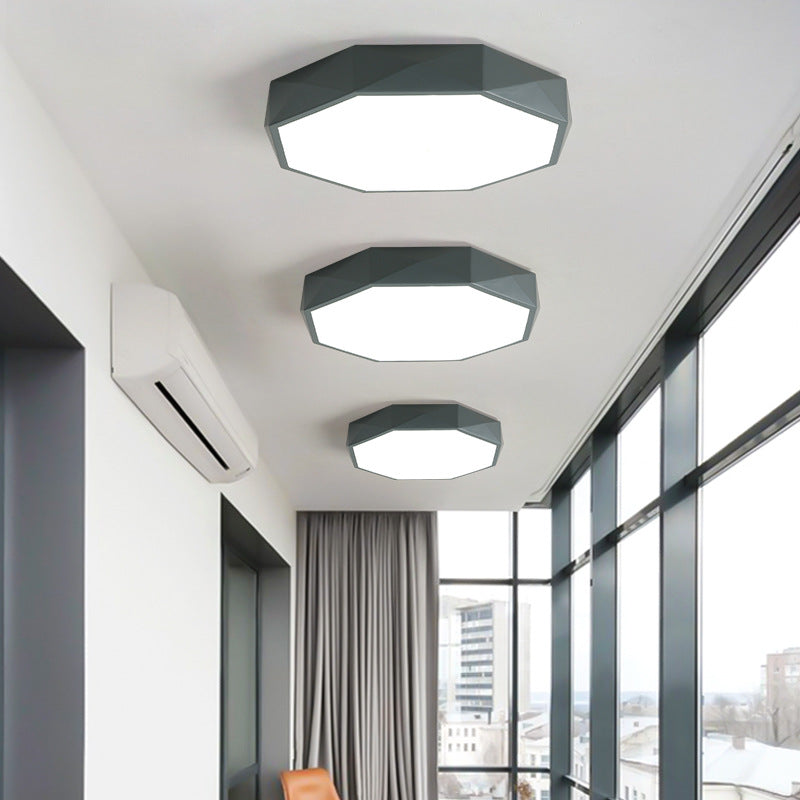 Contemporary Acrylic LED Flush Mount Ceiling Light