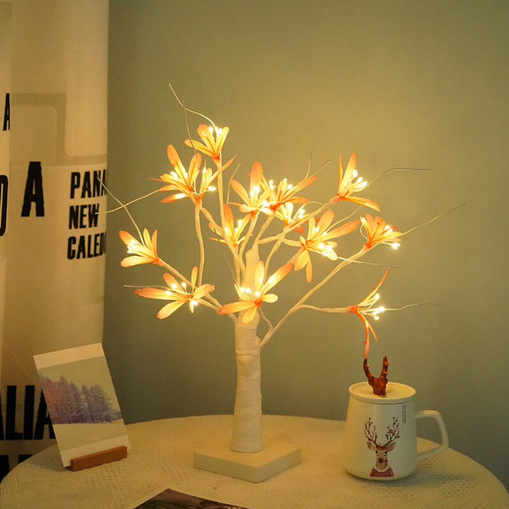 Cedar Needle Christmas Tree Table Lamp