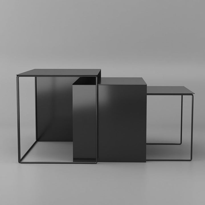 Minimalist Square Iron Side Table