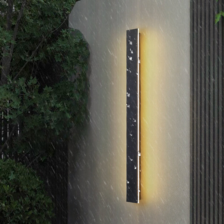 Retro Rectangular Waterproof LED Wall Sconce