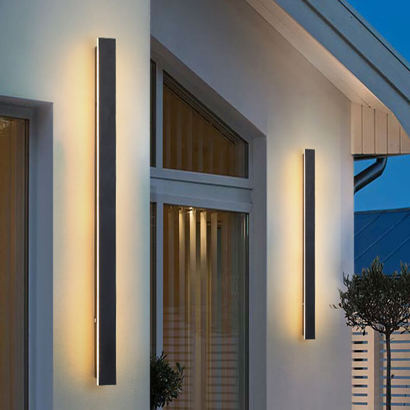 Retro Rectangular Waterproof LED Wall Sconce