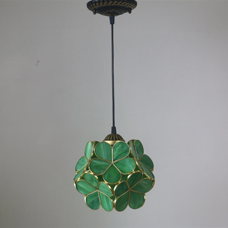 Vintage Glass Pendant Light