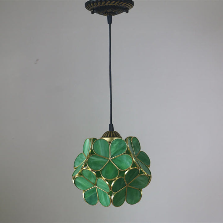 Vintage Glass Pendant Light