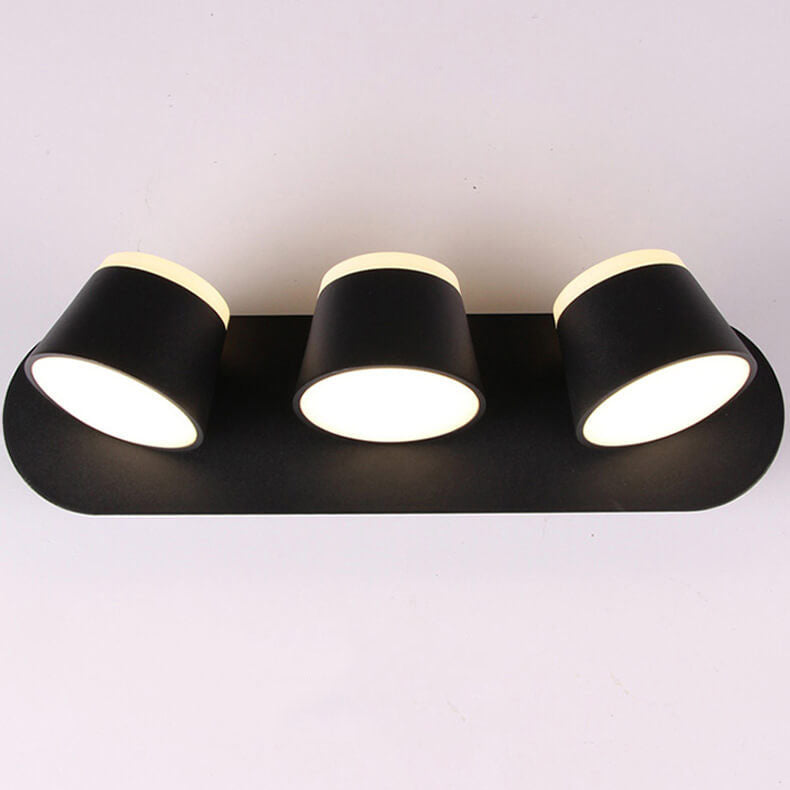 Nordic Cylinder 3-Light Rotatable LED Wall Sconce