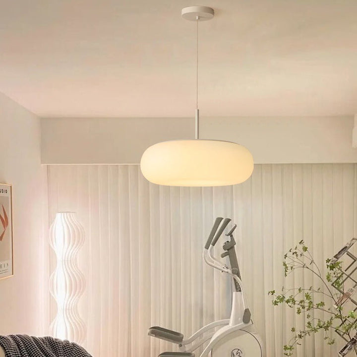 Minimalist Oval Iron LED Pendant Light