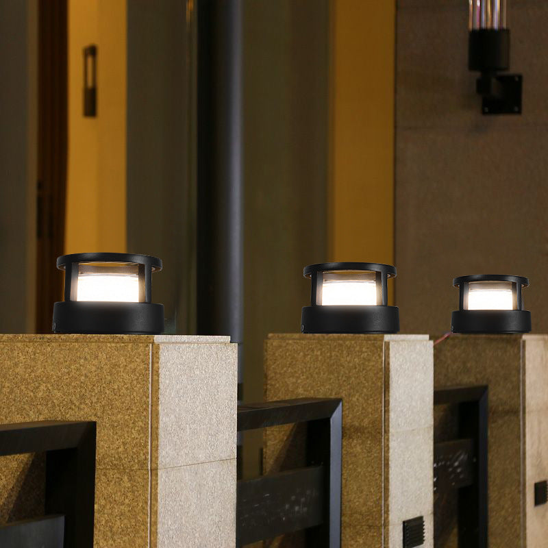 Industrial Cylinder Aluminum Waterproof LED Garden Light