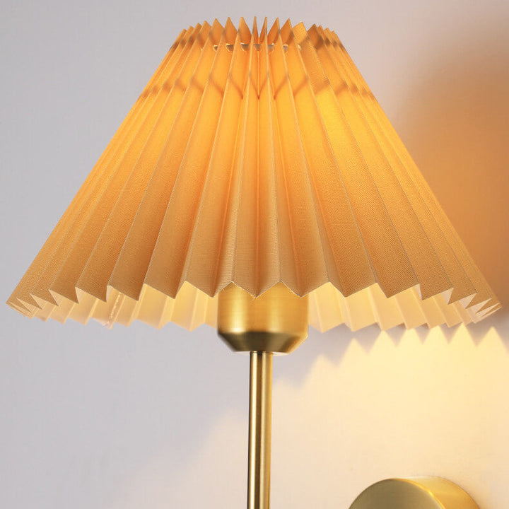 Vintage Fabric Wall Sconce