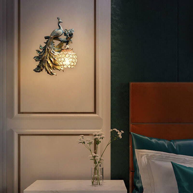 Vintage Resin Wall Sconce