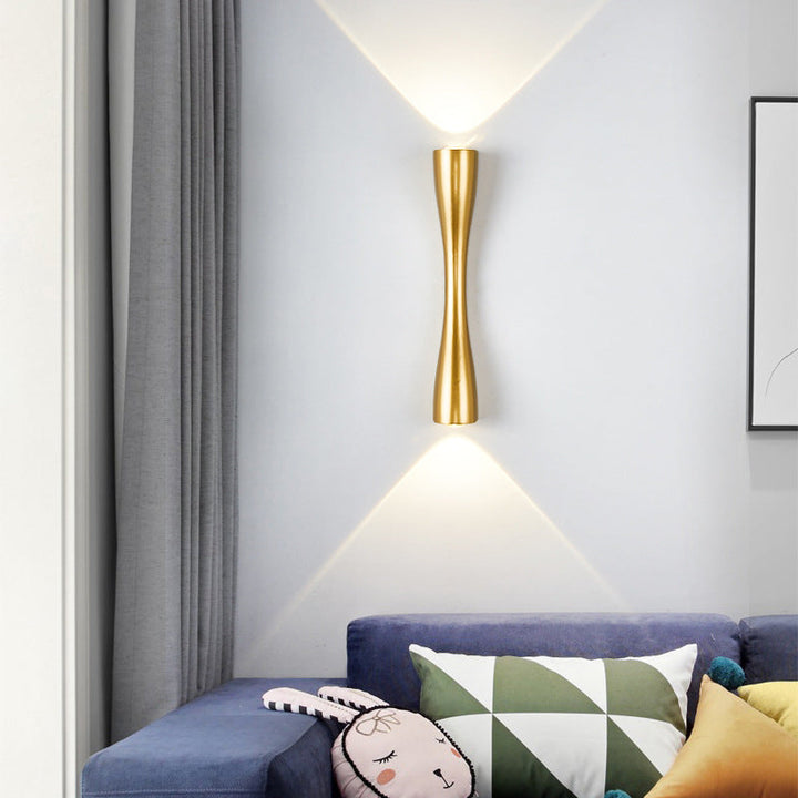 Long Modern 2-Light LED Wall Sconce