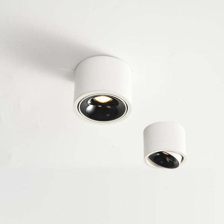Minimalist Round Aluminum LED Flush Mount Ceiling Light