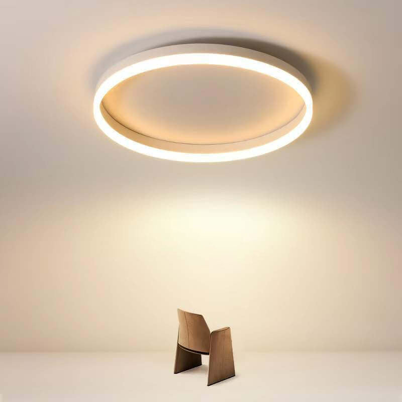 Minimalist Ring Acrylic LED Flush Mount Ceiling Light