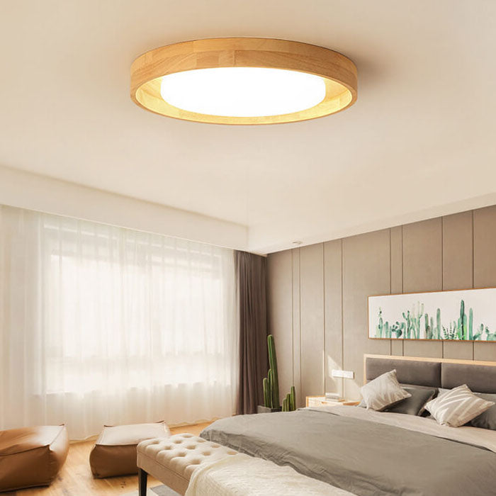 Simple Round LED Flush Mount Ceiling Light