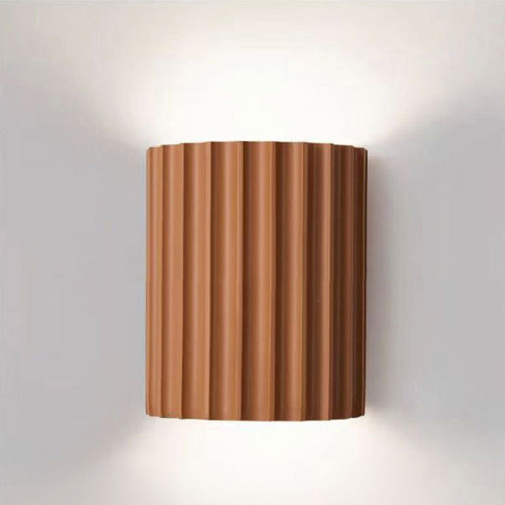 Nordic Column Resin 2-Light Wall Sconce