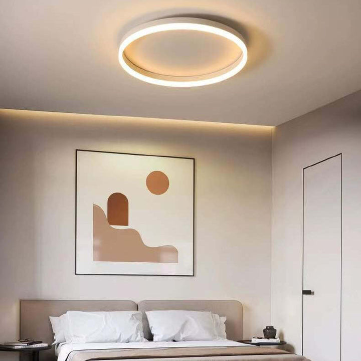Minimalist Ring Acrylic LED Flush Mount Ceiling Light
