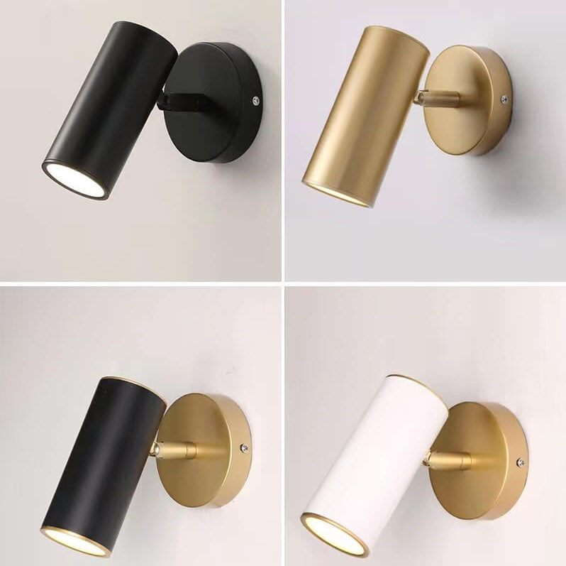 Modern Cylindrical Reading Wall Light