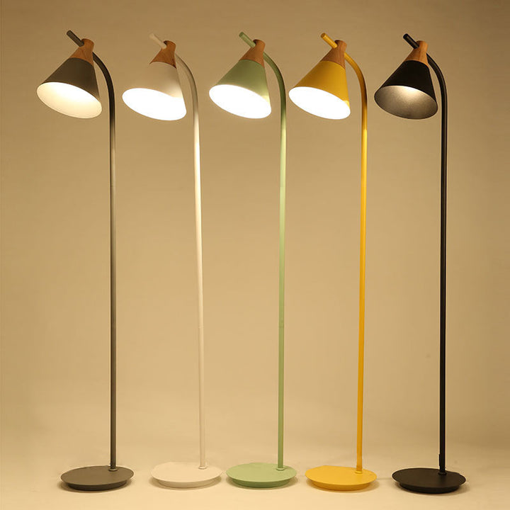 Contemporary Round Metal Floor Lamp