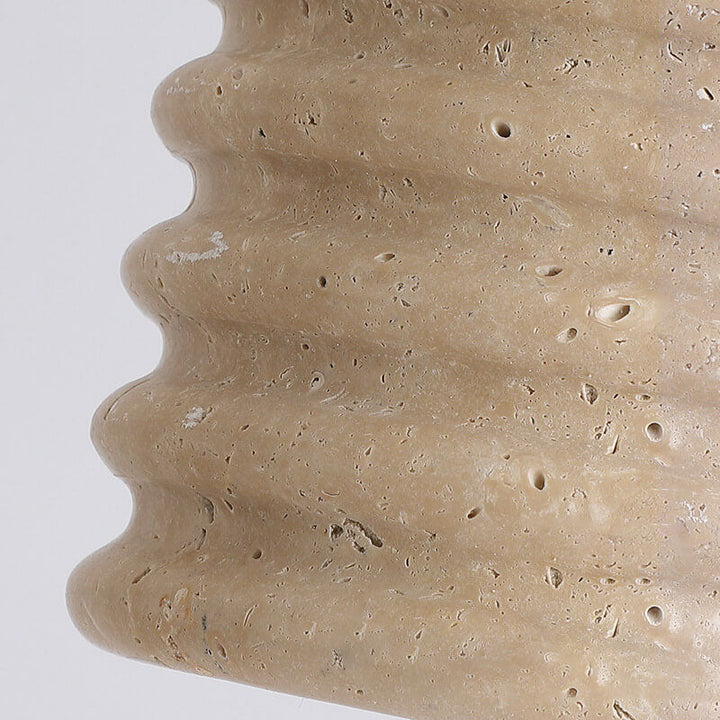 Wabi-Sabi Cylinder Wood Pendant Light