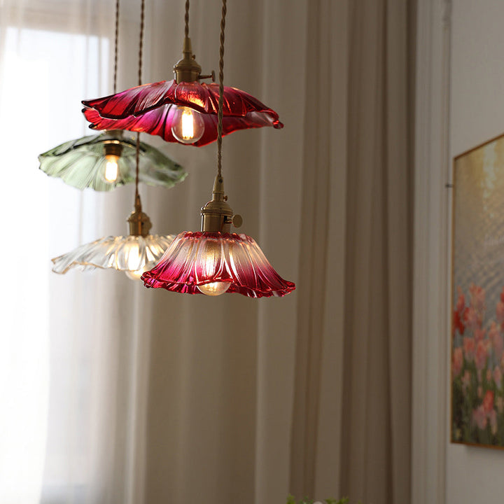Art Deco Copper Pendant Light