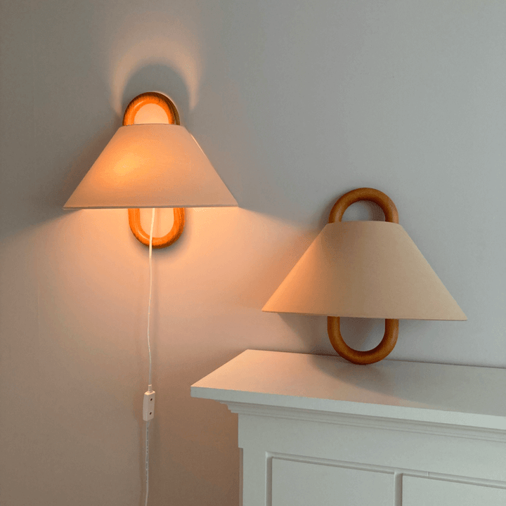 Modern Solid Wood Wall Sconce