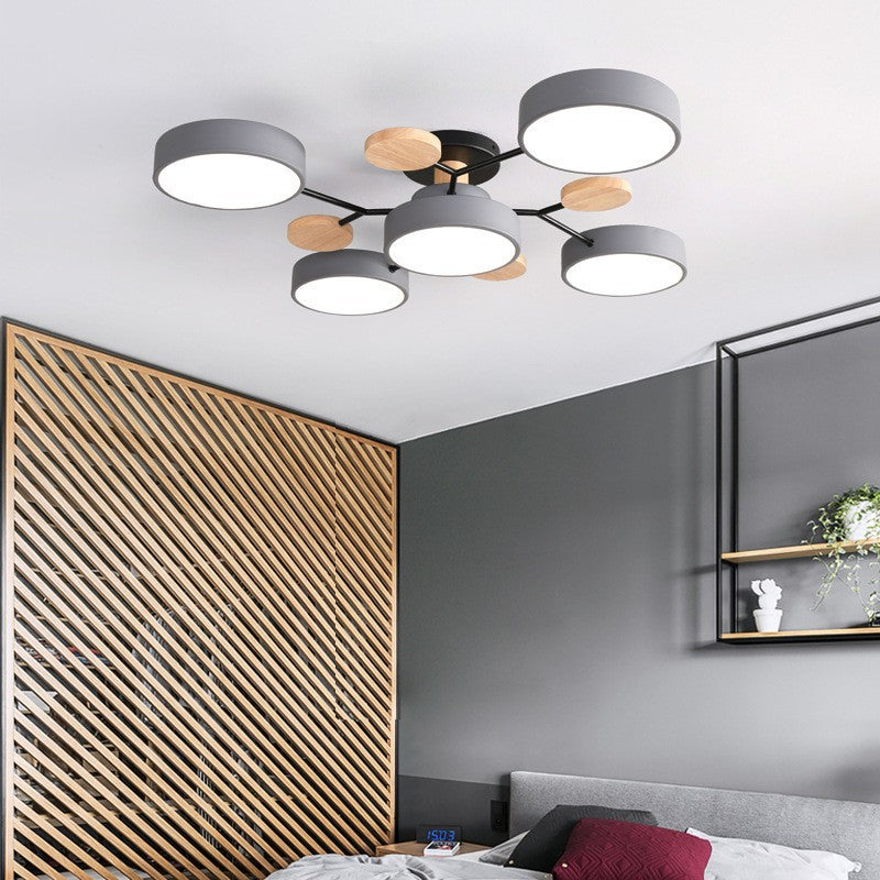 Nordic Molecule LED Semi-Flush Ceiling Light