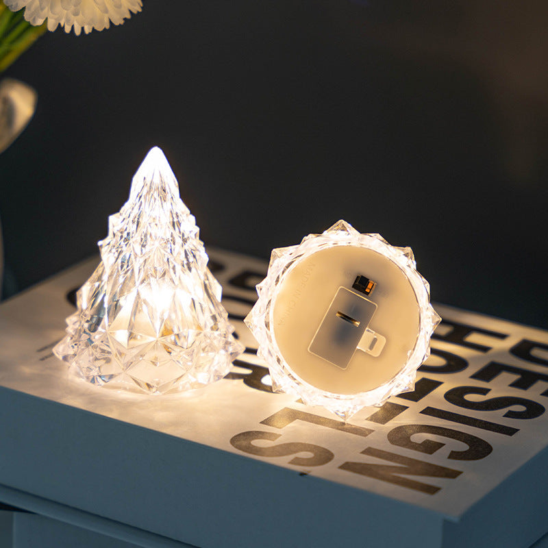 Clear Christmas Tree Night Light