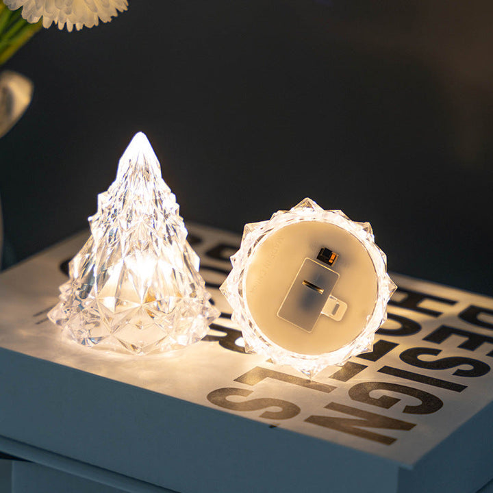 Clear Christmas Tree Night Light