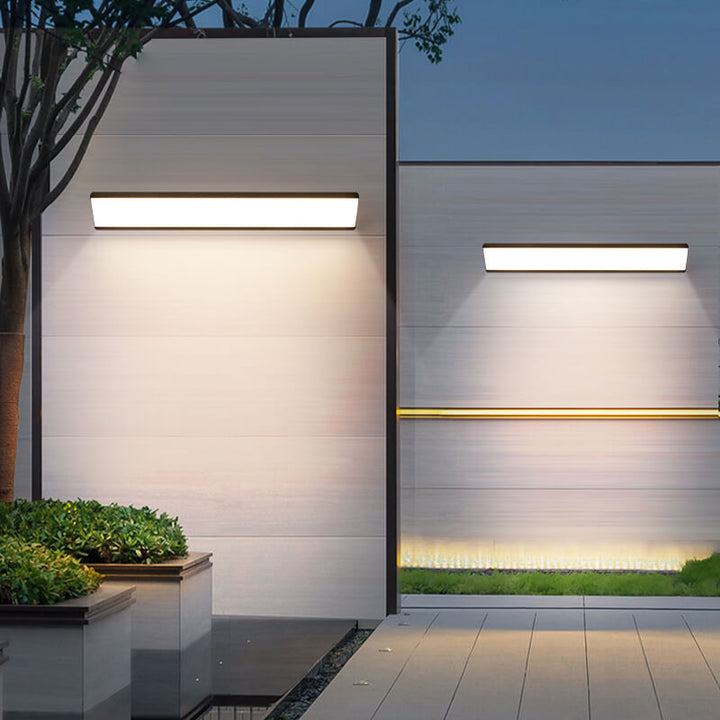Minimalist Aluminum Waterproof LED Wall Sconce