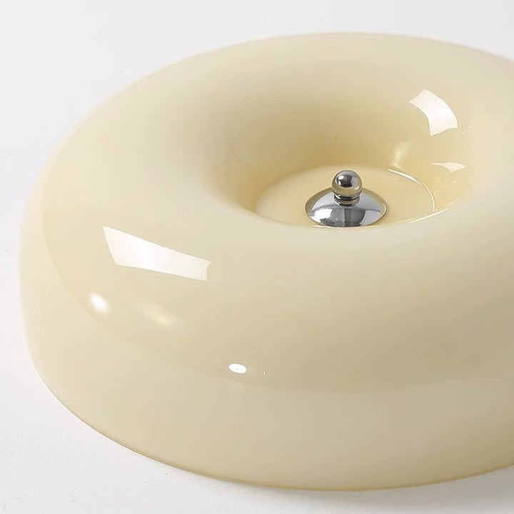 Contemporary Glass LED Flush Mount Ceiling Light