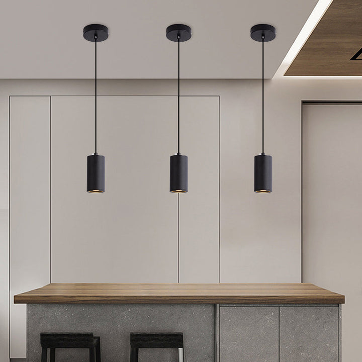 Minimalist Column Iron Pendant Light