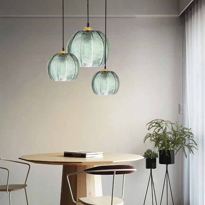 Contemporary Leaf Glass Pendant Light