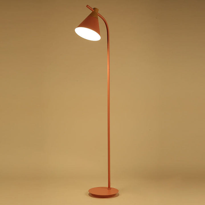 Contemporary Round Metal Floor Lamp