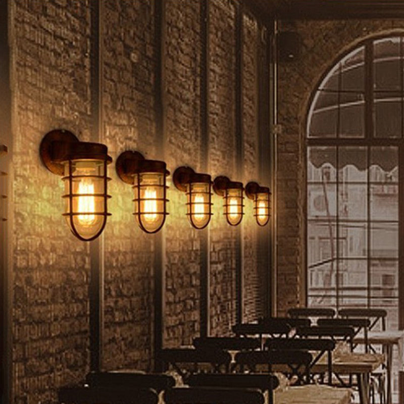 Contemporary Round Aluminum Waterproof Wall Sconce