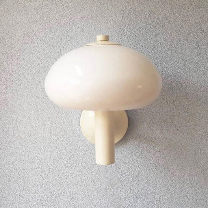 Contemporary Dome Glass Wall Sconce