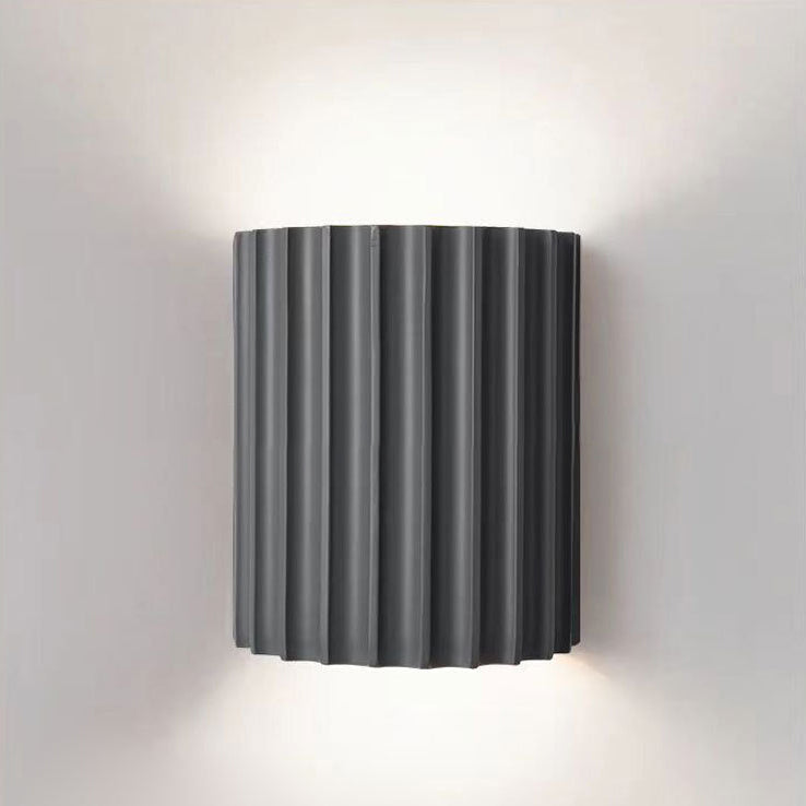 Nordic Column Resin 2-Light Wall Sconce