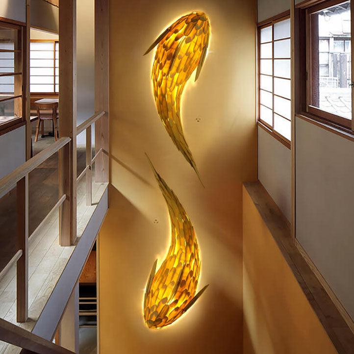 Modern Wood 4-Light Wall Sconce