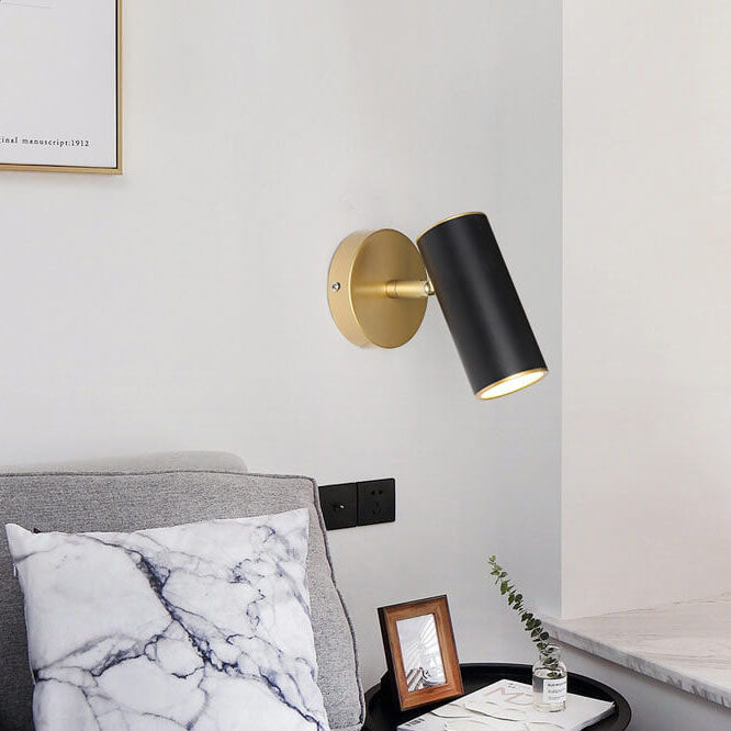 Modern Cylindrical Reading Wall Light