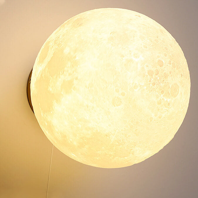 Orb Contemporary Resin Wall Sconce