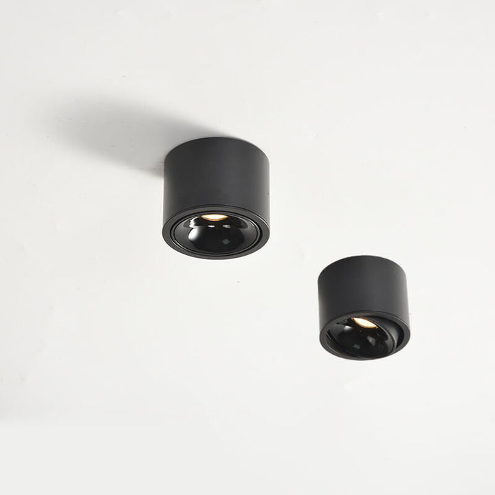 Minimalist Round Aluminum LED Flush Mount Ceiling Light