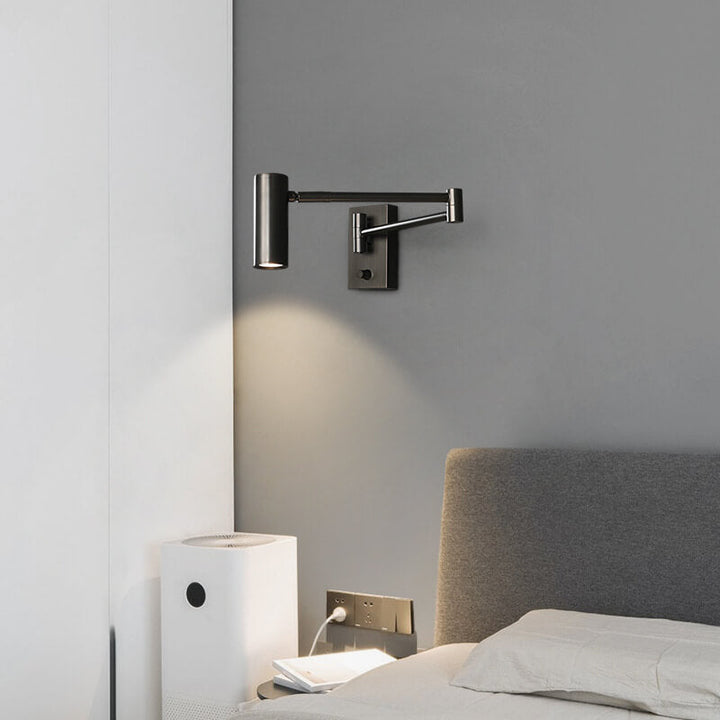 Nordic Copper Rotatable LED Reading Wall Light
