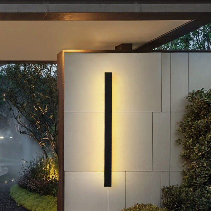 Retro Rectangular Waterproof LED Wall Sconce