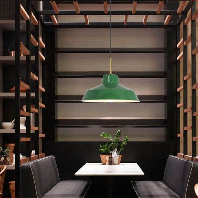 Industrial Dome Iron Pendant Light