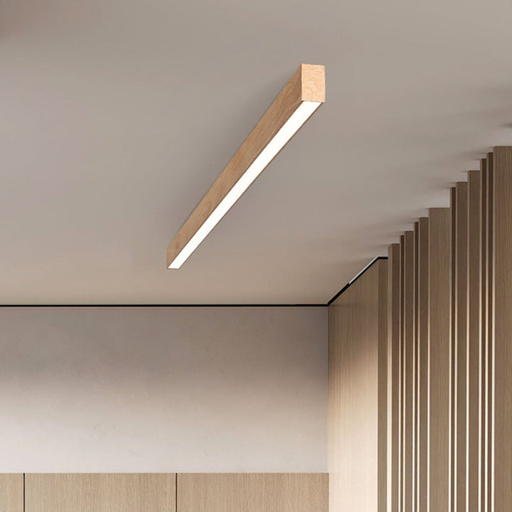 Minimalist Aluminum LED Flush Mount Ceiling Light