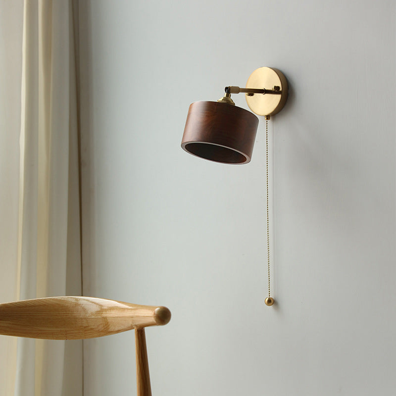 Nordic Round Copper Wall Sconce