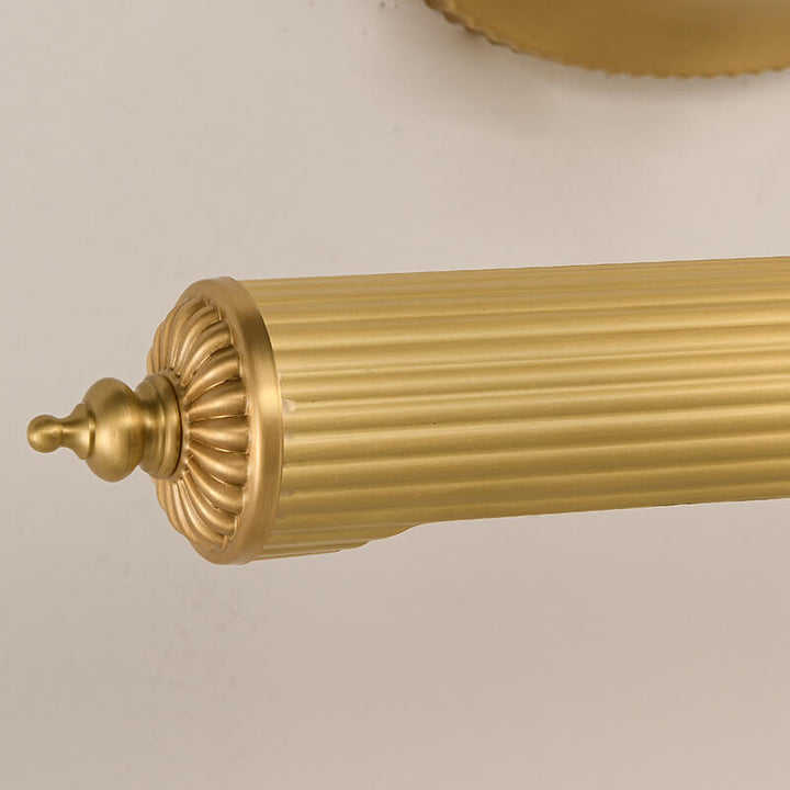 French Cylindrical Copper 2-Light Wall Sconce