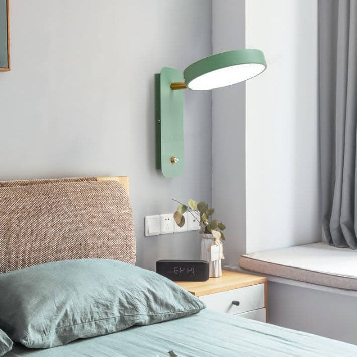 Nordic Round Rotatable LED Reading Wall Light