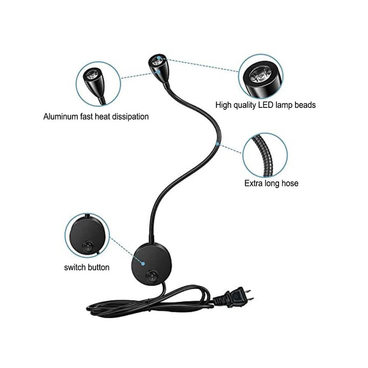 Modern Rotatable LED Reading Wall Light